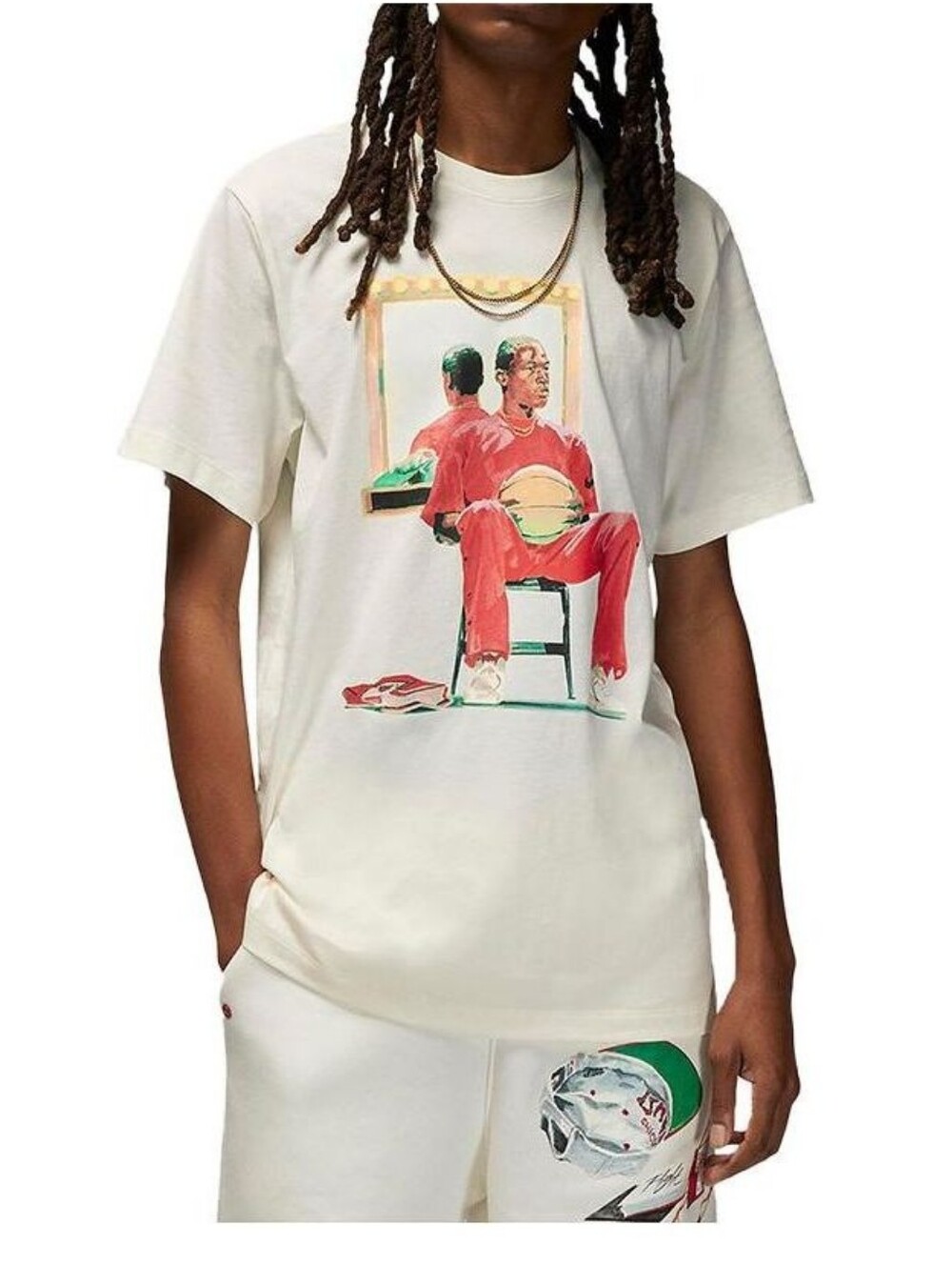 Air Jordan Flight Artist Series x Jacob Rochester Shirt Size Large